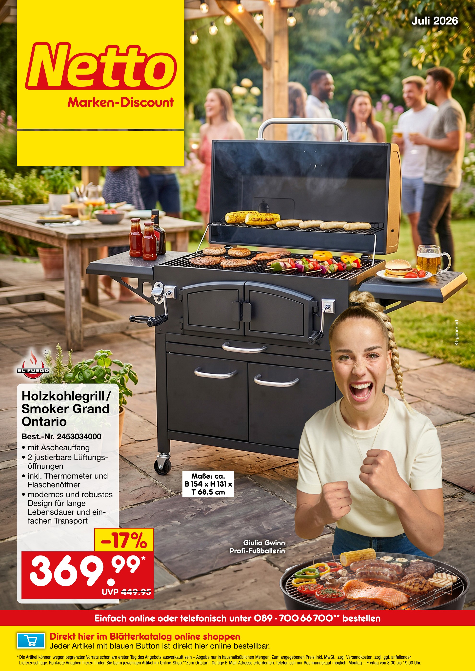 Aktueller Netto Marken-Discount Discounter Prospekt in Elsdorf und Umgebung, "netto-online.de - Exklusive Angebote" mit 20 Seiten, 01.07.2026 - 31.07.2026